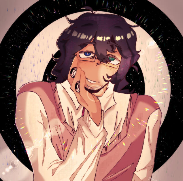 scary scary man (art trade on disc.)